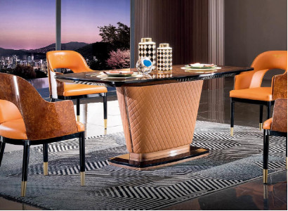 Modern Dining table Wooden table Wood Design Tables Leather Tables Dining room