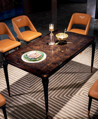 Dining table Table Group Dining room Living room Suite Wood Design new