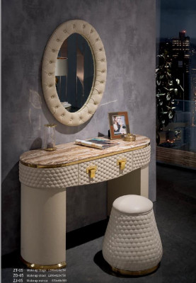 Dressing table Mirror Stool Complete Set Chest of drawers Bedroom new