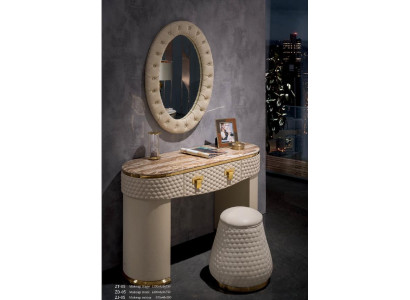 Dressing table Mirror Stool Complete Set Chest of drawers Bedroom new