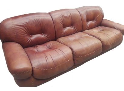 Chesterfield Classic r three-seater sofa Living landscape textile sofa 3 Seat Couch