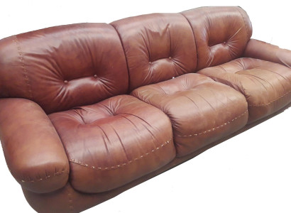 Chesterfield Classic r three-seater sofa Living landscape textile sofa 3 Seat Couch