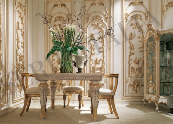Table Dining table Wood Dining room Tables Design Wood Luxury Furniture Italy