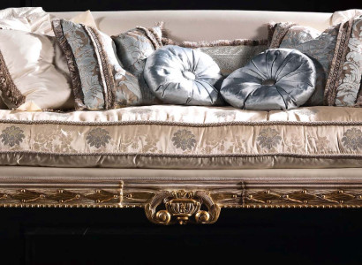 Chesterfield Classic r three-seater sofa Living landscape textile sofa 3 Seat couch