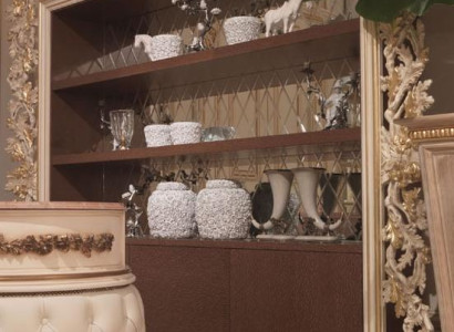 Display case Wardrobe Shelf Living room Bookshelf Wood Office cupboard Cabinets Italy