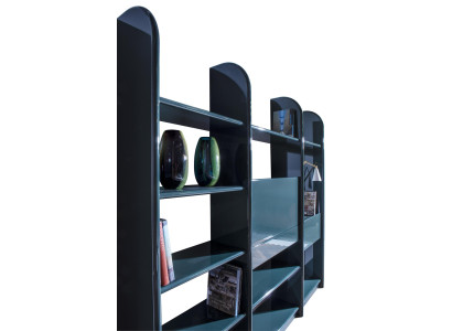 Books Wardrobe Shelf Double Divider Study room Living room Italy Furniture