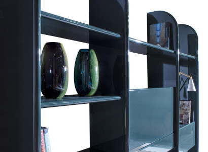 Books Wardrobe Shelf Double Divider Study room Living room Italy Furniture