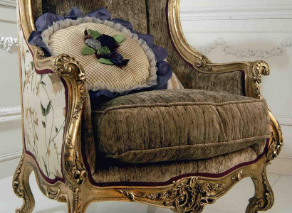 Armchair Library Chair Wing Chair Upholstery Italian Furniture Luxury Chairs new