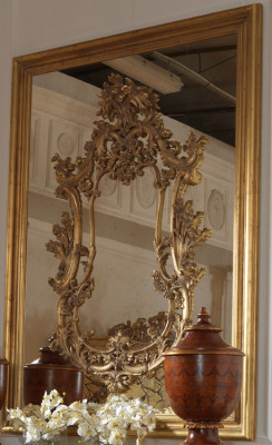 Luxury Mirror Baroque Rococo Wall mirror Italian furniture mirror