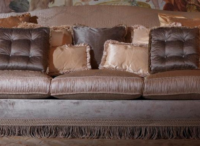 Sofa Triple Sofa 3-Seater Designer Sofa Modern Design Brown