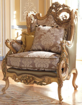 Armchair Sofas Couch Poster Classic Fabric Classic Luxury 1 Seater Sofa Furniture