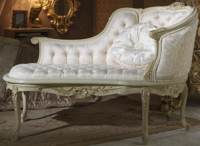 Lounge Chesterfield Sofa Lounger Upholstery Loungers Chaise Longues Club White Baroque new