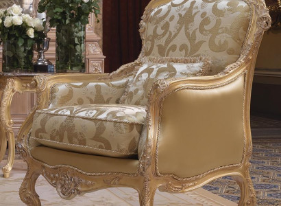 Armchair Library Reading Chair Wing Chair Upholstery Italian Furniture Single Seater