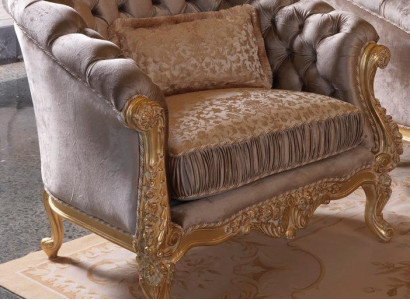 Upholstery Seat Couches Single Seater Armchair Couch Chesterfield Design Textile 1 Seat