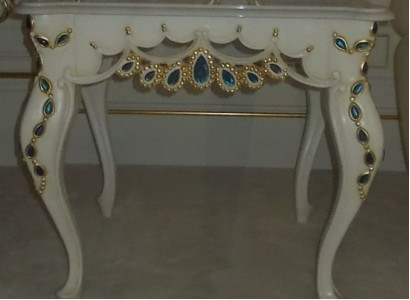 Console Baroque Side table Glass Table Italian Furniture Living room Tables new