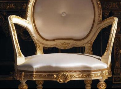 Dining room Chair Armchair Upholstery Furniture Classic Italy Furnishings Throne new