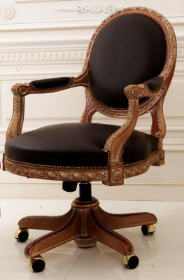 Chairs Executive Chair Office Furnishings Chair Office Chair Swivel Chair Armchair Baroque new