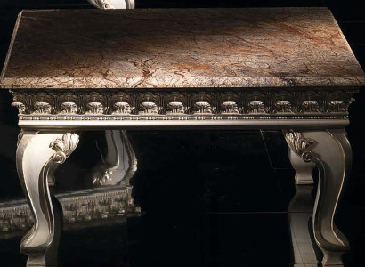 Luxury Coffee table Side table Wood Furniture Classic Tables Baroque Rococo Table