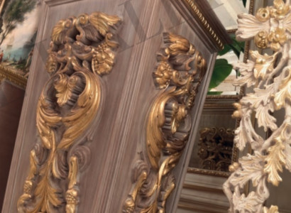 Vases Flower Stand Vase Stand Solid Wood Baroque Rococo Italian Design