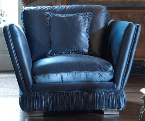 Armchair Couch Upholstery Designer Textile Seater Upholstery Seat Couches Single Seater Velvet