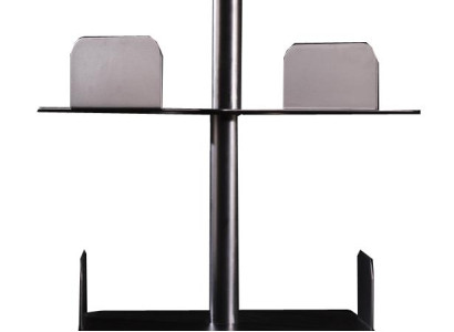 Rotating Bookshelf Shelf Metal Italian Furniture Furnishings Shelves new