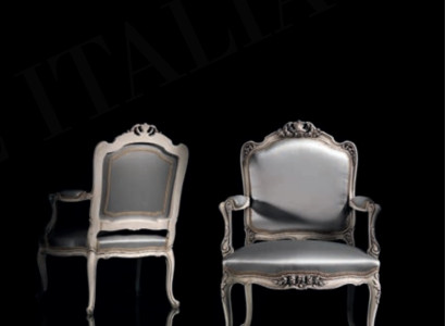 Classic r Armchair Baroque Rococo Armchair Italian Furniture Wood Single Seater new