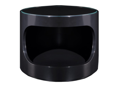 Coffee table Side table Round Table Black High Gloss Italian Furniture new