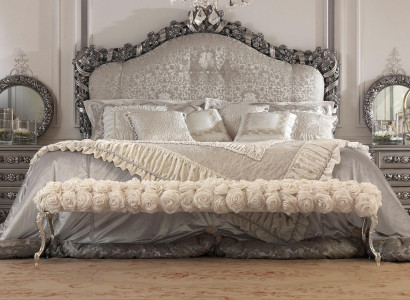 Chesterfield Bed Double Beds Leather Antique Style Luxury Italian Furniture new