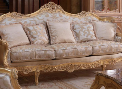 Classic s three-seater sofa brown furniture