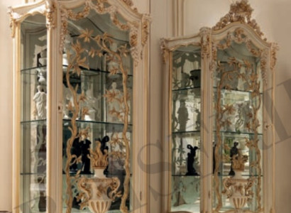 Showcases Glass Wardrobe Cabinets Shelf Wood Display case Modern Design Living room new