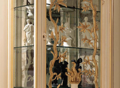 Furniture Solid Wood Display Cases Glass Wardrobe Real wood Sideboard Display case Living room