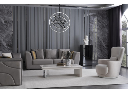 Villa Furniture Furnishings European Furniture Living room Set Sofa set 3pcs.