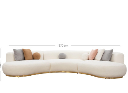 Living landscape couch xxl sofa big couches oval corner suite fabric sofa