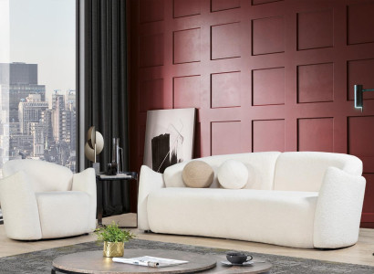 Living room Textile Design Luxury Sofa set Couch Sofa 3+1 Seater