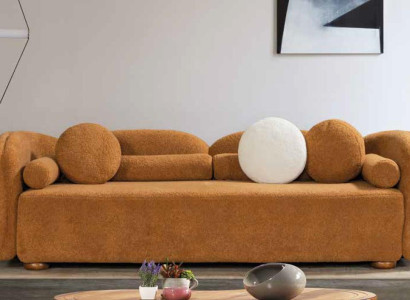 Sofa Seat Three Seater Sofa 3 Seater Sofa Living room Orange Modern new