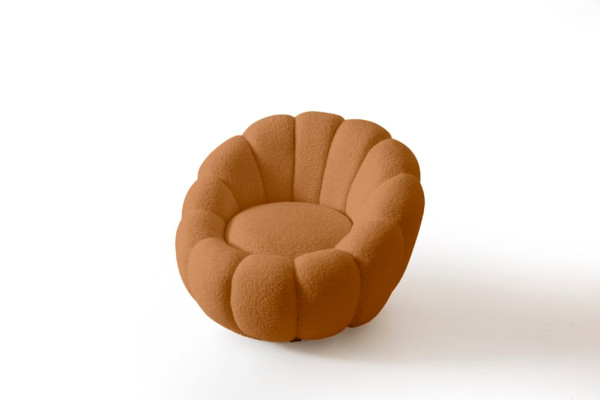 Armchair + Stool for Living room Round Chair with Stool Modern Furniture