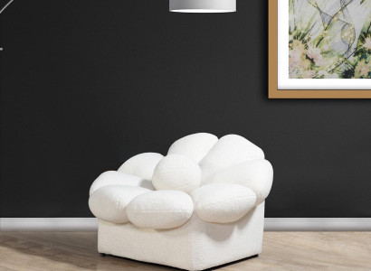 Luxury Armchair Club TV Lounge Relax Chair Textile Furnishings Furniture