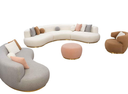 White Armchair Television Chair Single Seat Furniture Lounge Club Chairs
