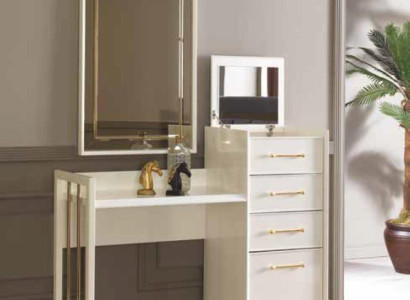Dressing table with Mirror Design Luxury Console Chest of drawers Bedroom