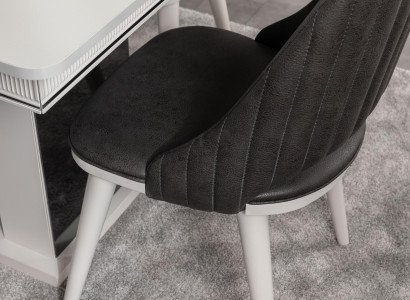 Dining room Chair Designer Upholstery Lounge Textile Fabric Luxury Modern