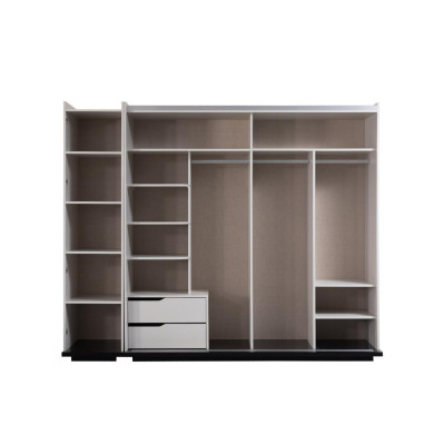 Bedroom Wardrobe Wardrobe Luxury Wood Design Furniture White new