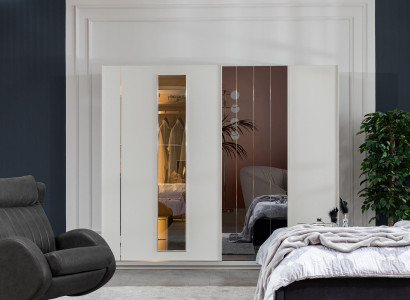 Wardrobe Luxury Cabinets Wardrobe Wood Furniture Bedroom 250cm