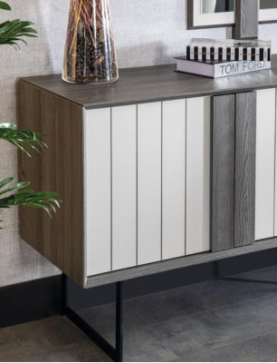 Luxury sideboard sideboard modern chests of drawers 2 pieces. with Mirror Wood Wardrobe