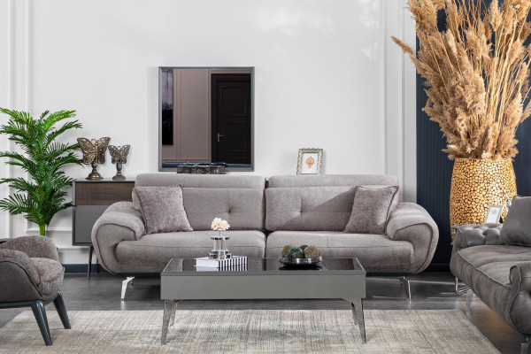 Coffee table Living room Wood Luxury Furniture Modern Color Gray new