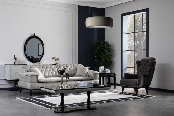 Living room Side table Luxury Table Design Furniture 70x40cm Wood Furnishings