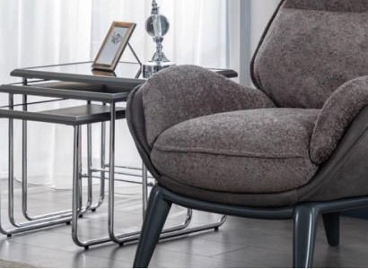 Side tables Living room Luxury Design new Modern gray Material Wood
