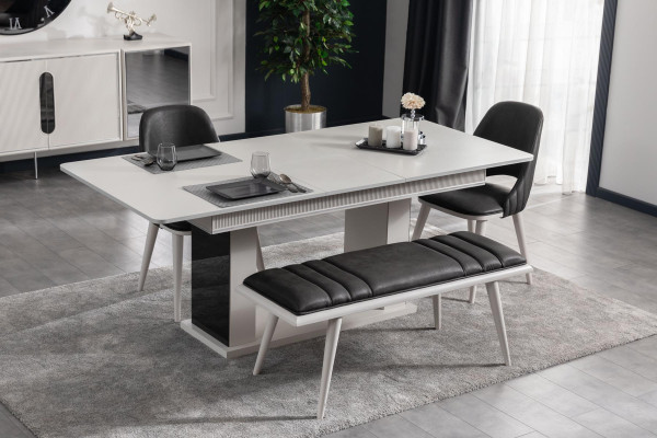 Stool new for a style modern luxury dining room Black wooden furniture new