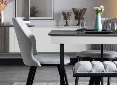 Designer Dining room Chair Gray Recliners Kitchen chairs Chairs Recliners