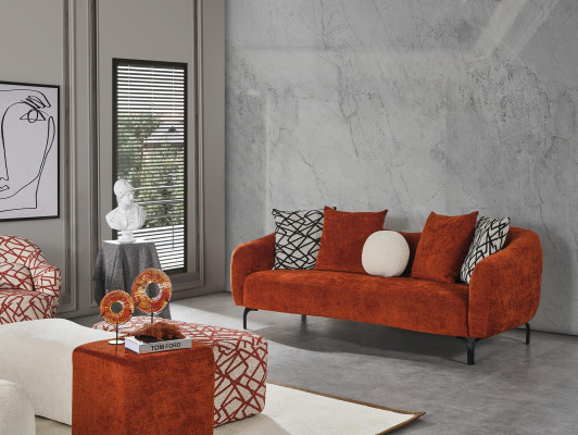 Stool Upholstery new design luxury beige living room style modern
