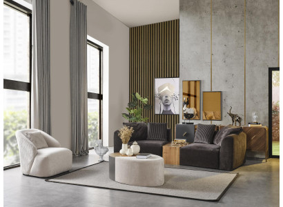 Set Sofa set 41 Seat Coffee table Complete Living landscape 3-piece Furniture